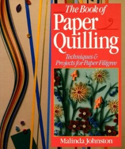 One of the quilling books we have available at the Pember Library