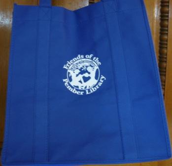 Pember Library book bags available