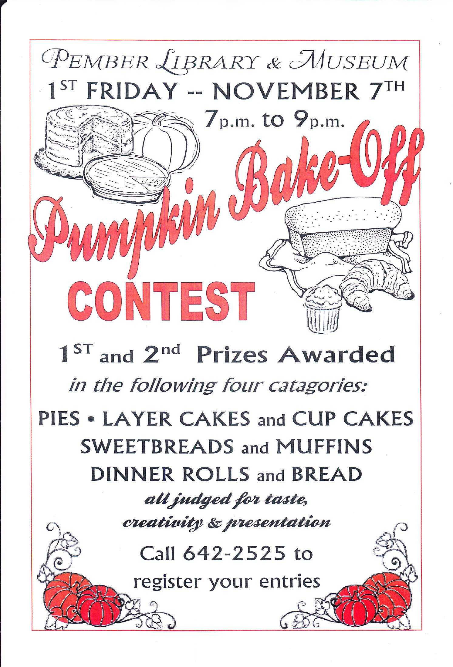 Pumpkin Bake-off Contest