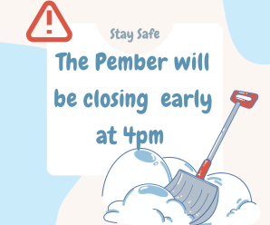 Pember closing early 1/25