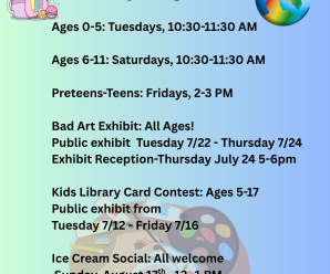 Color our world summer programs at the Pember