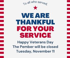 Closed Tuesday 11/11
